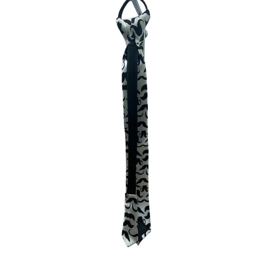 Funny Mustaches Neck Tie Kid‎ Size OS 15.5